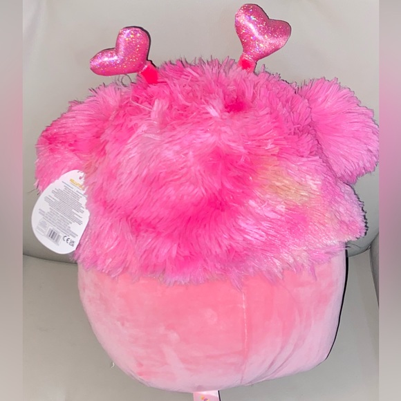 12” Squishmallows Caparinne Valentine’s Bigfoot Stuffed Plush - Picture 3 of 5